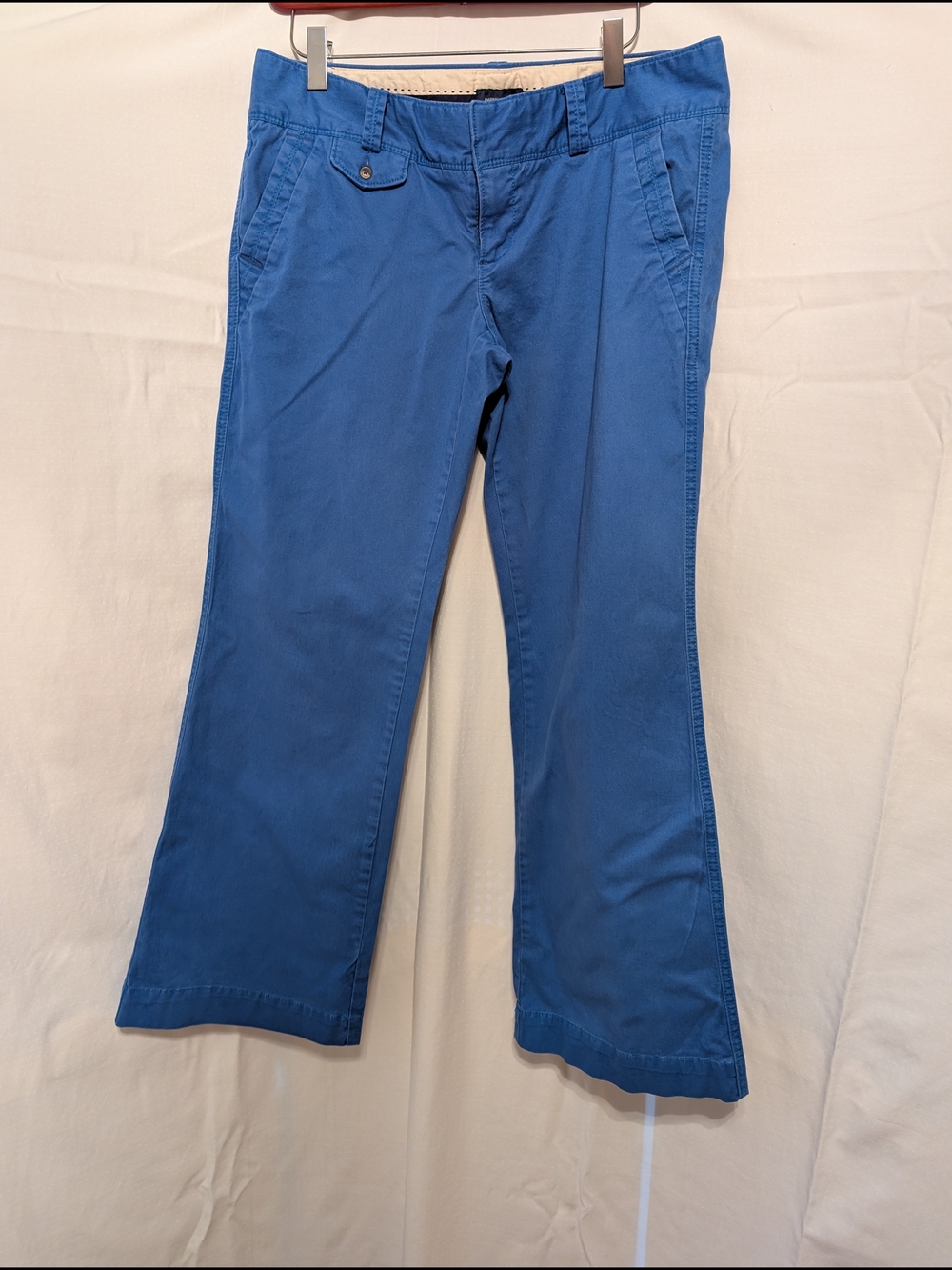 American Eagle Outfitters Blue Flare Wide-Leg Jeans